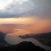 'sonnenuntergang schafberg-mondsee'