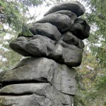 'Granit-Turm am Moldaublick'