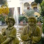 'idyllischer Stiftsgarten in St. Florian'