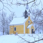 'Schnee am Kalvarienberg (Gmunden)'