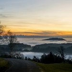 'Sonnenuntergang über Oberösterreich'