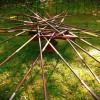 'Mikado-Spiel im Park'