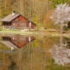 Hütte am See
